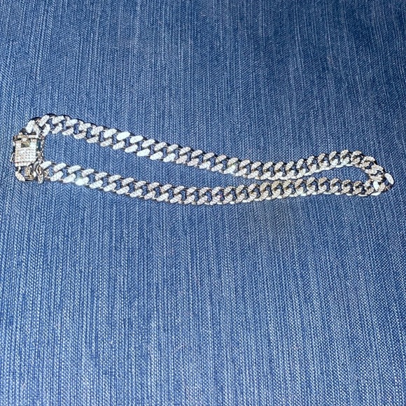 Lab diamond necklace - Picture 3 of 3